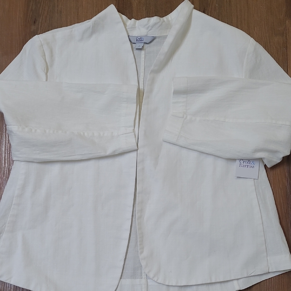 croft & barrow Women's Cream Jacket‎